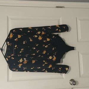 Snap crotch floral top